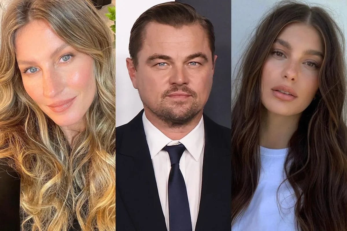 Gisele, DiCaprio e Camila Morrone.