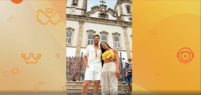 Aline e Vinícius entram em dupla no BBB25.