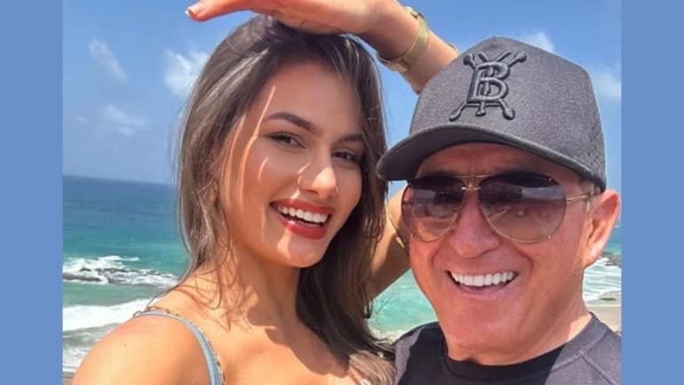 Amado Batista e Calita Franciele  Foto: Reprodução/Instagram